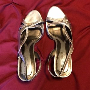 Silver Naturalizer heels- size 8.5